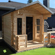 Dundalk LeisureCraft CT Georgian 6 Person Traditional Outdoor Cabin Sauna image 2