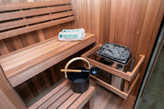 Dundalk LeisureCraft CT Element Nook 2 Person Traditional Indoor Sauna (54x54) image 24