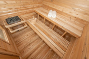Dundalk LeisureCraft CT Luna 2-4 Person Traditional Outdoor Sauna image 7