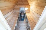 Dundalk LeisureCraft CT MiniPOD 3-4 Person Traditional Outdoor Sauna image 8