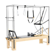 Elina Pilates Cadillac Reformer – Convertible Design, Adjustable Bar, Versatile Springs, 94.5" x 30.7"