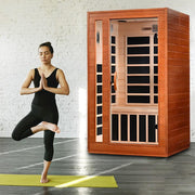 Cordoba 2 Person Ultra Low EMF FAR Infrared Sauna - Canadian Hemlock image 13