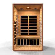 Cordoba 2 Person Ultra Low EMF FAR Infrared Sauna - Canadian Hemlock image 4