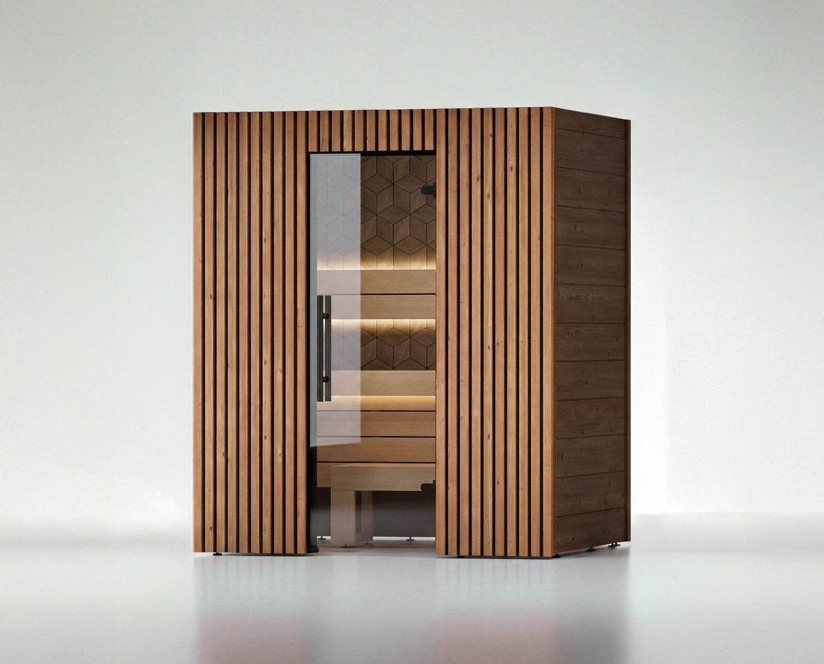 Leil Saunas Como 3-180 - 3 Person Indoor Traditional Sauna Kit