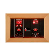 Maxxus 3-Person Corner Full Spectrum Infrared Sauna - Canadian Red Cedar image 8