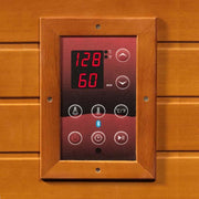 Dynamic Heming Elite 2-person Corner Ultra Low EMF FAR Infrared Sauna - Canadian Hemlock image 5