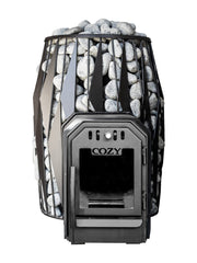 Cozy Heat OG Thru-Wall 12kW Sauna Stove - Wood-Burning Sauna Stove