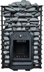 Cozy Heat Quattro Thru-Wall 18kW Sauna Stove - Wood-Burning Sauna Stove image 16