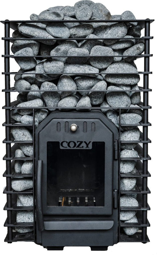 Cozy Heat Quattro 18kW Sauna Stove - Wood-Burning Sauna Stove