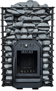 Cozy Heat Quattro 18kW Sauna Stove - Wood-Burning Sauna Stove image 3