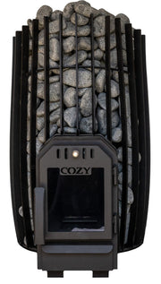 Cozy Heat SW Thru-Wall 12kW Sauna Stove - Wood-Burning Sauna Stove