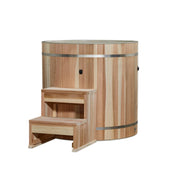 Dynamic Cold Plunge Therapy Cedar Barrel Spa – Plastic Tub | Chiller Not Included - Sold Separate | DCT-B-042-PLPC-34