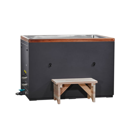 Dynamic Cold Plunge Therapy CUBOID 304 Stainless Steel Cold Plunge | Chiller Not Included - Sold Separate | DCT-S-050-NS-34