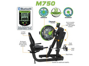 Dynamic Fluid M750 Cycle XT Recumbent Bike & Upper Body Ergometer image 5