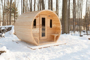 Dundalk LeisureCraft CT Elation 2-4 Person Traditional Outdoor Barrel Sauna image 2