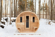 Dundalk LeisureCraft CT Elation 2-4 Person Traditional Outdoor Barrel Sauna image 4