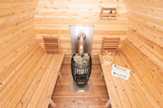 Dundalk LeisureCraft CT Elation 2-4 Person Traditional Outdoor Barrel Sauna image 17