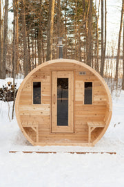Dundalk LeisureCraft CT Elation 2-4 Person Traditional Outdoor Barrel Sauna image 5