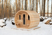 Dundalk LeisureCraft CT Elation 2-4 Person Traditional Outdoor Barrel Sauna image 6