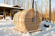 Dundalk LeisureCraft CT Elation 2-4 Person Traditional Outdoor Barrel Sauna image 8