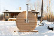 Dundalk LeisureCraft CT Elation 2-4 Person Traditional Outdoor Barrel Sauna image 9
