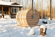 Dundalk LeisureCraft CT Elation 2-4 Person Traditional Outdoor Barrel Sauna image 10