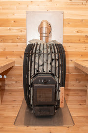 Dundalk LeisureCraft CT Elation 2-4 Person Traditional Outdoor Barrel Sauna image 19