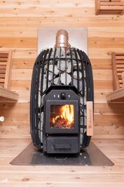 Dundalk LeisureCraft CT Elation 2-4 Person Traditional Outdoor Barrel Sauna image 20