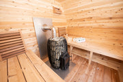 Dundalk LeisureCraft CT Elation 2-4 Person Traditional Outdoor Barrel Sauna image 21