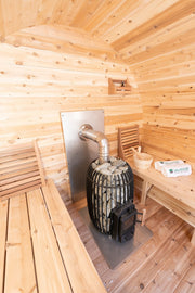 Dundalk LeisureCraft CT Elation 2-4 Person Traditional Outdoor Barrel Sauna image 23