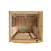 Barcelona 1-2-person Low EMF Infrared Sauna - Canadian Hemlock image 6