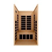 Gracia 1-2 Person Low EMF FAR Infrared Sauna - Canadian Hemlock image 5