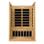 Versailles 2-person Low EMF Infrared Sauna - Canadian Hemlock image 4