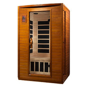 Versailles 2-person Low EMF Infrared Sauna - Canadian Hemlock image 3