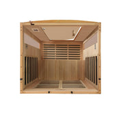 Versailles 2-person Low EMF Infrared Sauna - Canadian Hemlock image 6