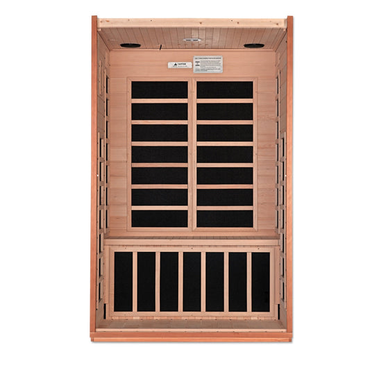Dynamic Saunas Cordoba 2 Person Ultra Low EMF FAR IR Sauna (DYN-6203-01 Elite)