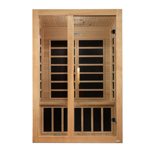 Dynamic Saunas Santiago 2 Person Low EMF FAR IR Sauna (DYN-6209-01)
