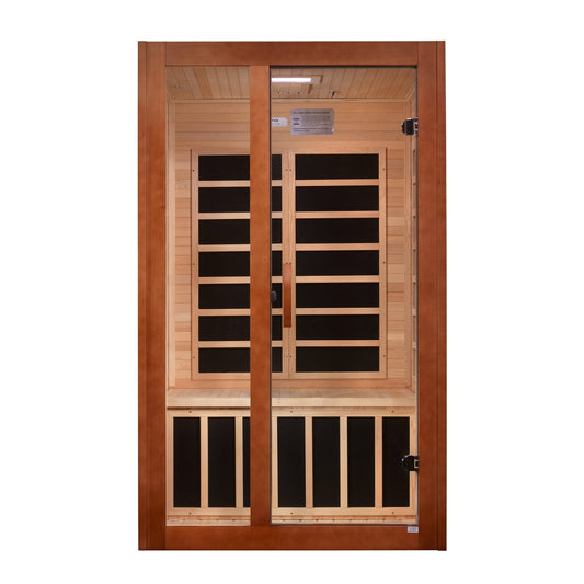 Dynamic Saunas Santiago 2 Person Ultra Low EMF FAR IR Sauna (DYN-6209-02 Elite)