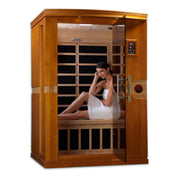 Dynamic Saunas Venice 2 Person Ultra Low EMF - Far Infrared Sauna (DYN-6210-01 Elite)