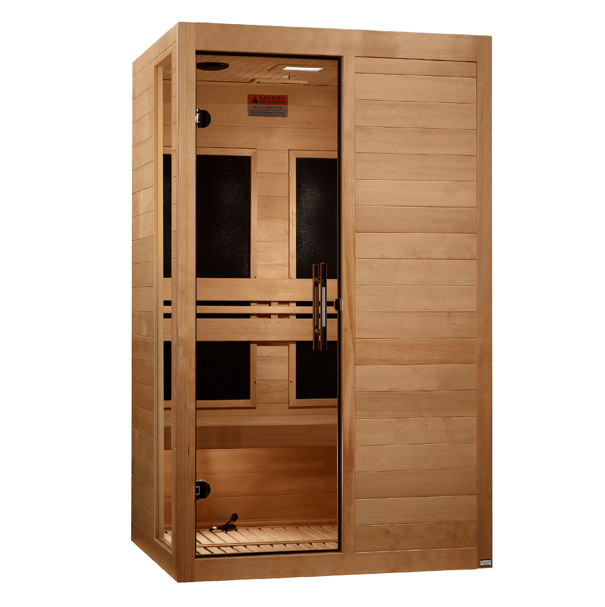 Dynamic Saunas Lucca 2 Person Low EMF FAR IR Sauna (DYN-6215-05)