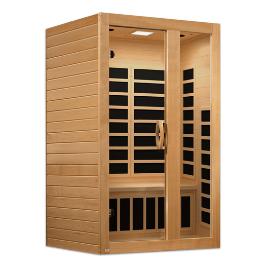 Dynamic Saunas Serena 2 Person Ultra Low EMF FAR IR Sauna (DYN-6229-01 Elite)