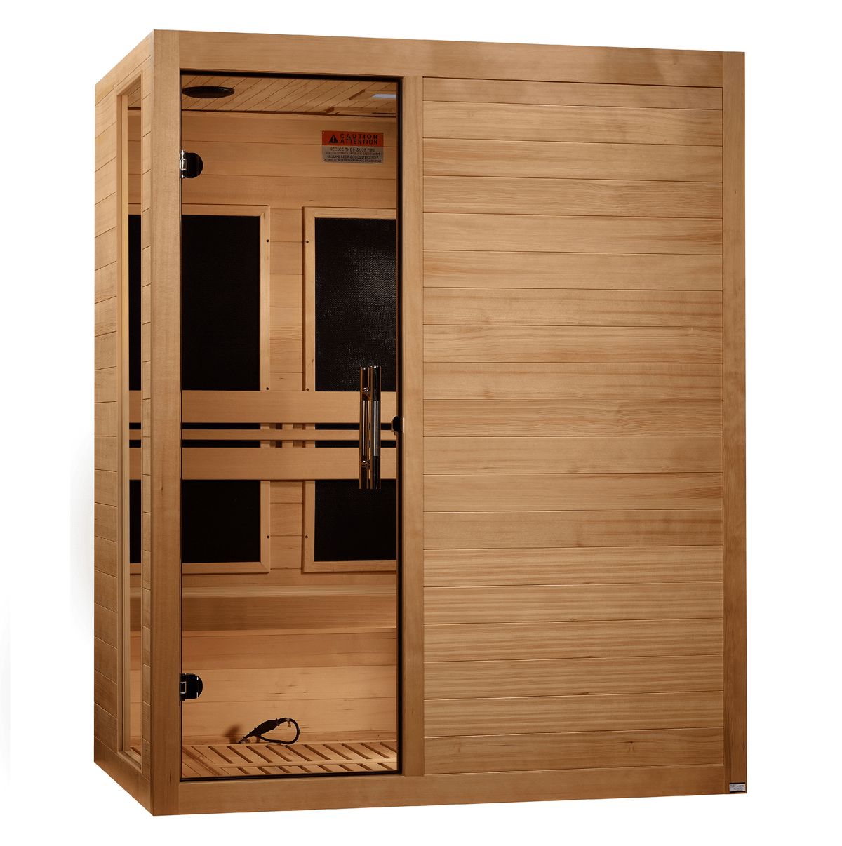 Dynamic Saunas Toscana 3 Person Low EMF FAR IR Sauna (DYN-6315-05)