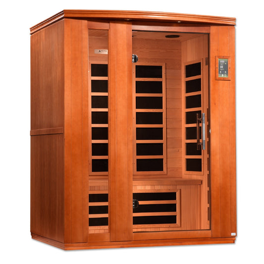 Dynamic Saunas Lugano 3 Person Low EMF Far IR Sauna (DYN-6336-02)