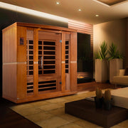 Dynamic Saunas Bergamo 4 Person Ultra Low EMF Far IR Sauna (DYN-6440-01 Elite) image 2