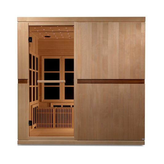 Golden Designs Catalonia 8 Person Near Zero EMF FAR IR Sauna (GDI-6880-02 Elite)