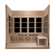 Golden Designs Catalonia 8 Person Near Zero EMF FAR IR Sauna (GDI-6880-02 Elite) image 5