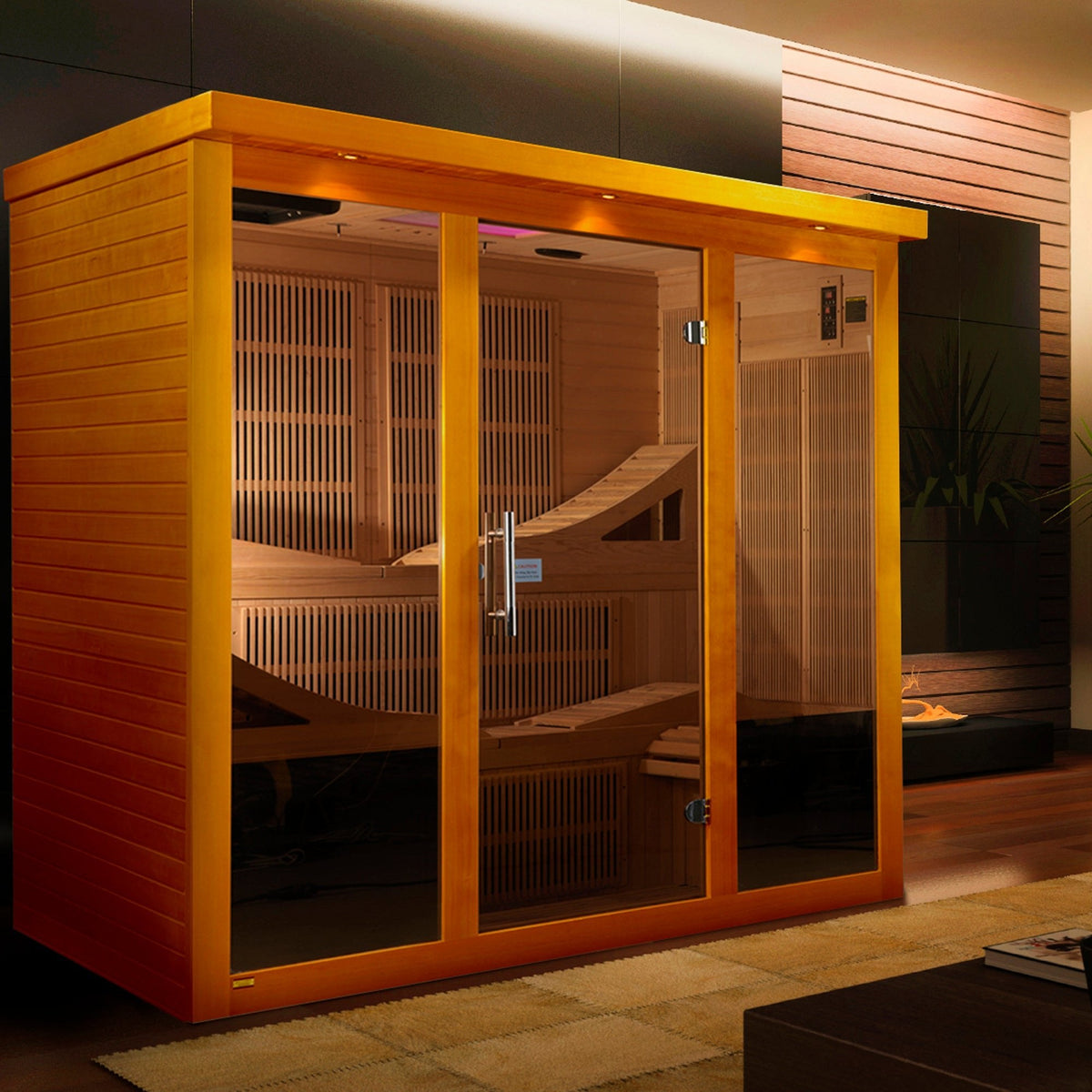 Dynamic Saunas Monaco Ultra Low EMF Far IR Sauna (DYN-6996-01 Elite)