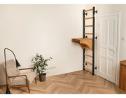 BenchK Series 7 712 Wall Bars Swedish Ladder with Adjustable Pull-Up Bar & Versatile Bench for Home Fitness image 2