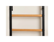 BenchK 221B Wall Bars Swedish Ladder - Beech Wood & Steel Gymnastic Ladder with 6-Grip Pull-Up Bar, 150 kg Capacity image 7