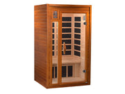 Barcelona 1-2-person Low EMF Infrared Sauna - Canadian Hemlock image 2